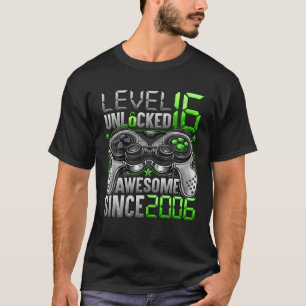 Level 16 Unlocked Awesome Since 2006 16Th Birthday T-Shirt