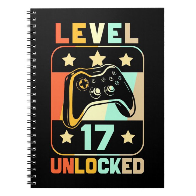Level 17 Unlocked Notebook (Front)