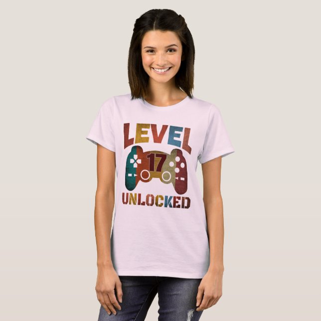LEVEL 17 UNLOCKED T-Shirt (Front Full)