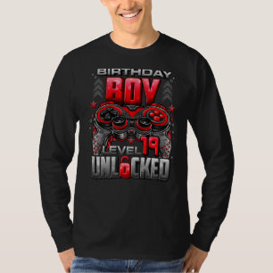 Level 19 Unlocked Awesome Since 2003 19th Birthday T-Shirt