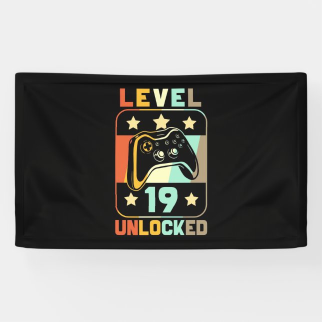 Level 19 Unlocked Banner (Horizontal)