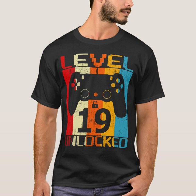 level 19 unlocked T-Shirt (Front)