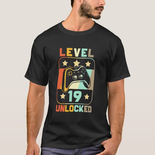 Level 19 Unlocked T-Shirt (Front)