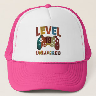 LEVEL 19 UNLOCKED TRUCKER HAT