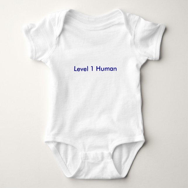 Level 1 Human Baby Bodysuit (Front)
