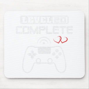 Level 20 Complete 20th Wedding Anniversary Women M Mouse Mat