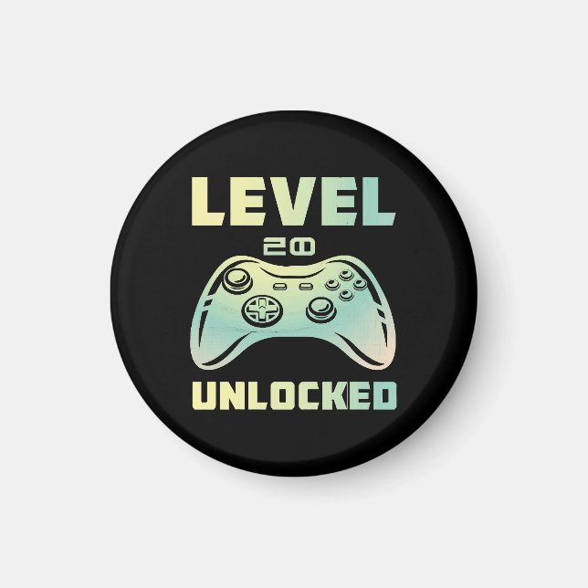 level 20 unlocked magnet (Front)