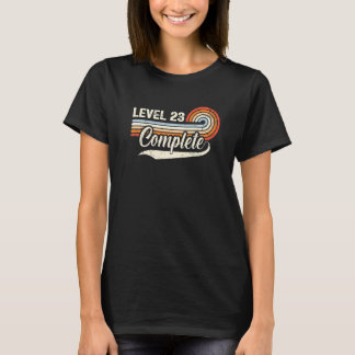 Level 23 Complete  23rd Wedding Aniversary For Him T-Shirt