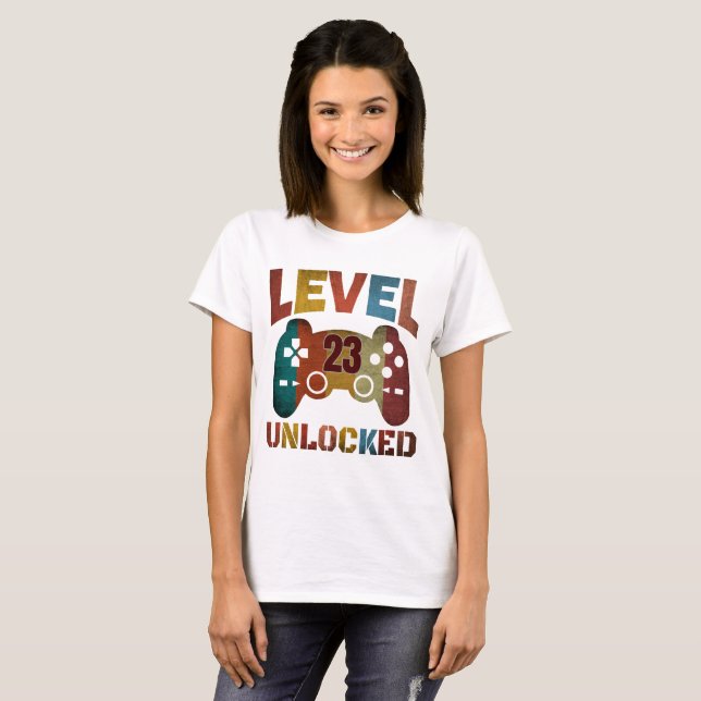 LEVEL 23 UNLOCKED T-Shirt (Front Full)