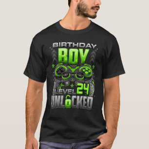 Level 24 Unlocked Awesome Since 1998 24th Birthday T-Shirt