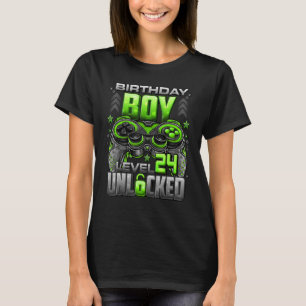 Level 24 Unlocked Awesome Since 1998 24th Birthday T-Shirt
