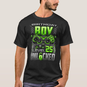 Level 25 Unlocked Awesome Since 1997 25th Birthday T-Shirt