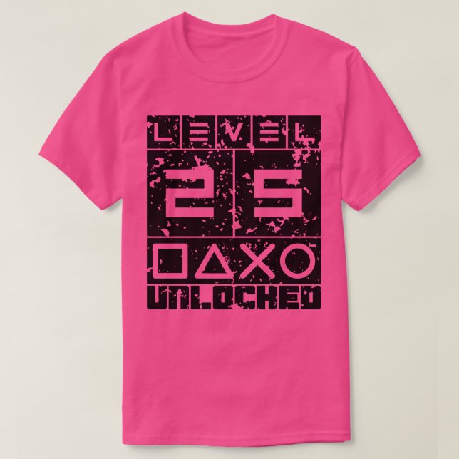 Level 25 unlocked T-Shirt (Design Front)
