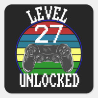 Level 27 Unlocked Funny 27th Birthday Gift idea