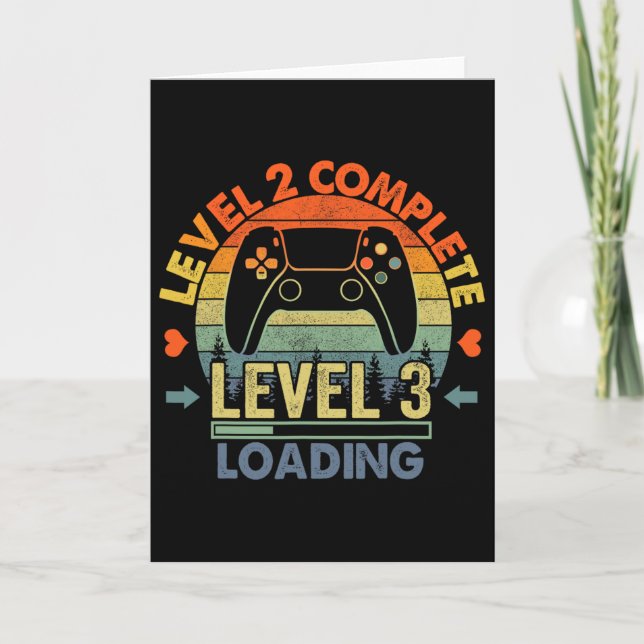 Level 2 Complete 2 Anniversary Gift 2nd Wedding An Card (Front)