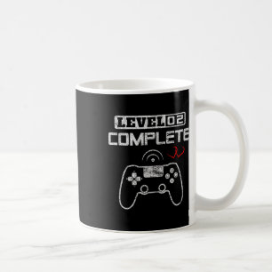 Level 2 Complete 2nd Wedding Anniversary Video Gam Coffee Mug