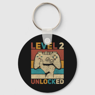 Level 2 Unlocked 2 Year Old Boy Second Bday Kid 2n Key Ring