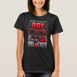 Level 2 Unlocked Awesome Since 2020 2nd Birthday G T-Shirt