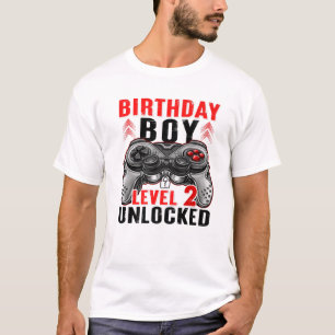 Level 2 Unlocked Awesome Since 2020 2Nd Birthday G T-Shirt