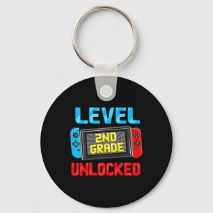 Level 2nd Grade Unlocked Back To School First Day Key Ring