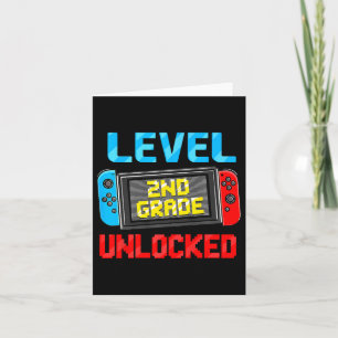 Level 2nd Grade Unlocked Ck To School First Day Bo Card