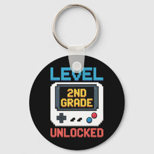 Level 2nd Grade Unlocked Ck To School Gamer Boys 1 Key Ring