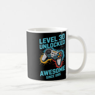 Level 30 Unlocked Gamer 30th Birthday Coffee Mug