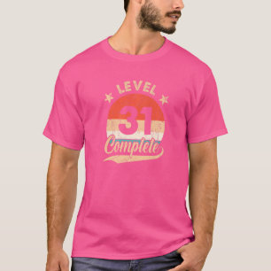 Level 31 Complete Retro 31st Wedding Aniversary Fo T-Shirt