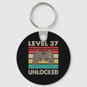 Level 37 Unlocked - 1983 37th Birthday Gift Men An Key Ring