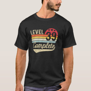 Level 39 Complete 39th Wedding Anniversary 39 Year T-Shirt