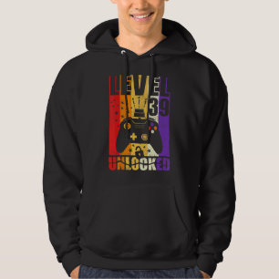 Level 39 Unlocked Birthday Level Up 39th Birthday Hoodie