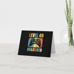 Level 40 unlocked card