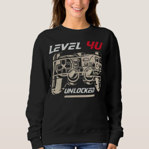 Level 40 Unlocked Video Gamer 40th Birthday 3 Sweatshirt