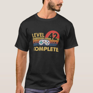 Level 42 Complete Vintage Celebrate 42Nd Wedding T-Shirt