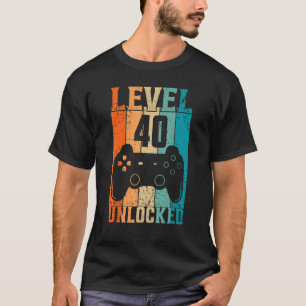 Level 42 Unlocked   Video Gamer 42nd Birthday 1 T-Shirt