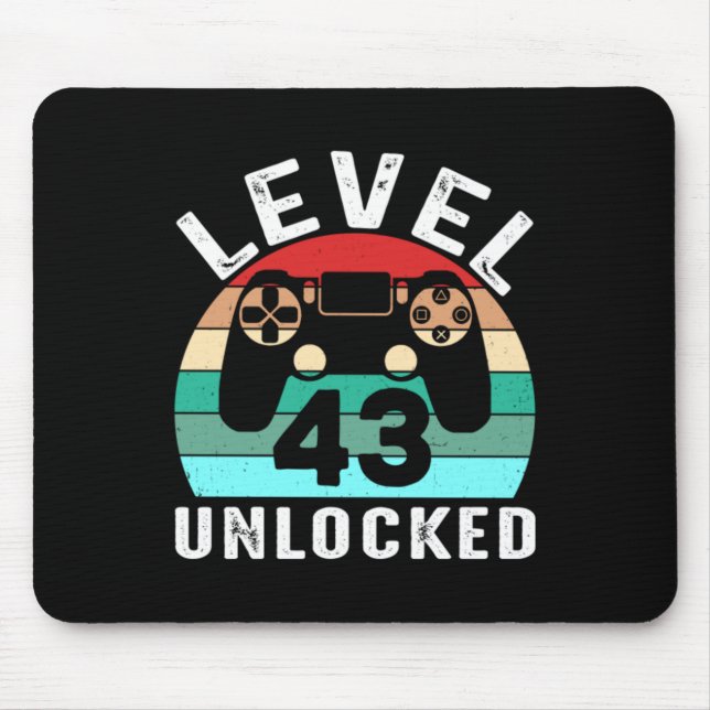 Level 43 Unlocked Mouse Mat (Front)