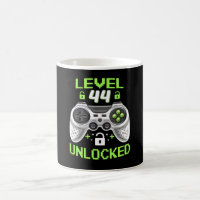 Level 44 Unlocked 44 Years Old Birthday Gift