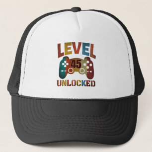 LEVEL 45 UNLOCKED TRUCKER HAT