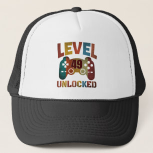 LEVEL 49 UNLOCKED   TRUCKER HAT