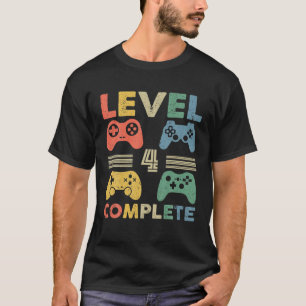 Level 4 Complete Vintage Celebrate 4Th Wedding T-Shirt
