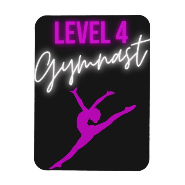 Level 4 Gymnast Magnet (Vertical)