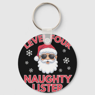 Level 4 Naughty Lister - Level Four Naughty Lister Key Ring