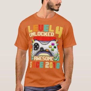 Level 4 Unlocked Awesome 2018 4th Birthday Gift Vi T-Shirt