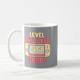 Level 4th Grade Unlocked Back To School First Day Coffee Mug