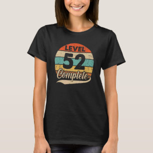Level 52 Complete 52nd Wedding Aniversary For Him T-Shirt