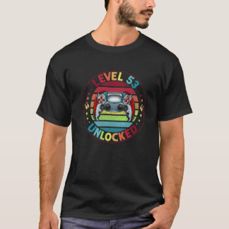 Level 53 Unlocked Awesome Since 1968 53Rd Birthday T-Shirt
