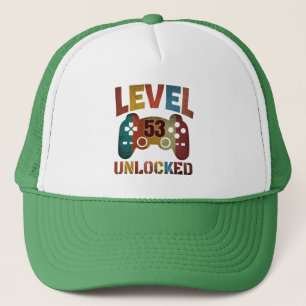LEVEL 53 UNLOCKED   TRUCKER HAT