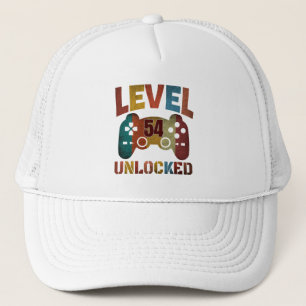 LEVEL 54 UNLOCKED TRUCKER HAT