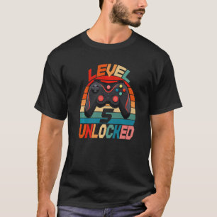 Level 5 Birthday Boy 5 Year Old Video Games Gaming T-Shirt