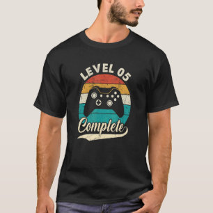 Level 5 Complete  5th Wedding Aniversary For Him H T-Shirt